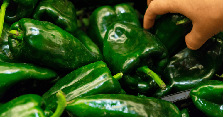 Frozen Poblano peppers